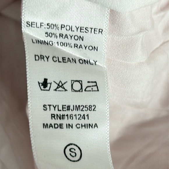 J. Marie The Schafer Ruffle Neck Embroidered Striped Dress - NWOT - Size Small - Picture 7 of 9